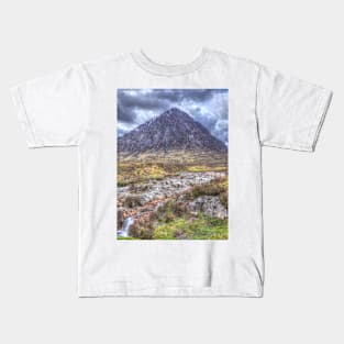 Buachaille Etive Mor in the Highlands of Scotland Kids T-Shirt